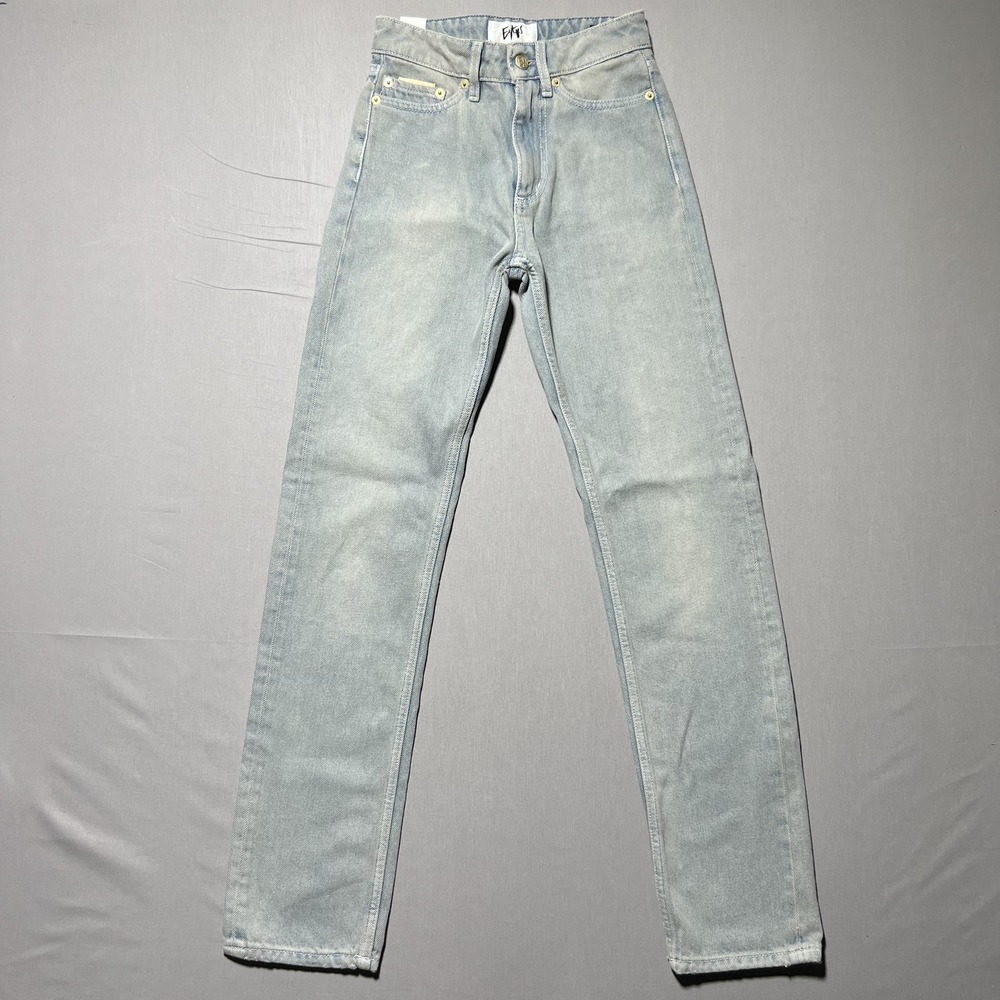 Eytys Cypress Jeans Womens 24x31 Light Wash Regular Straight Leg Denim Italy‎